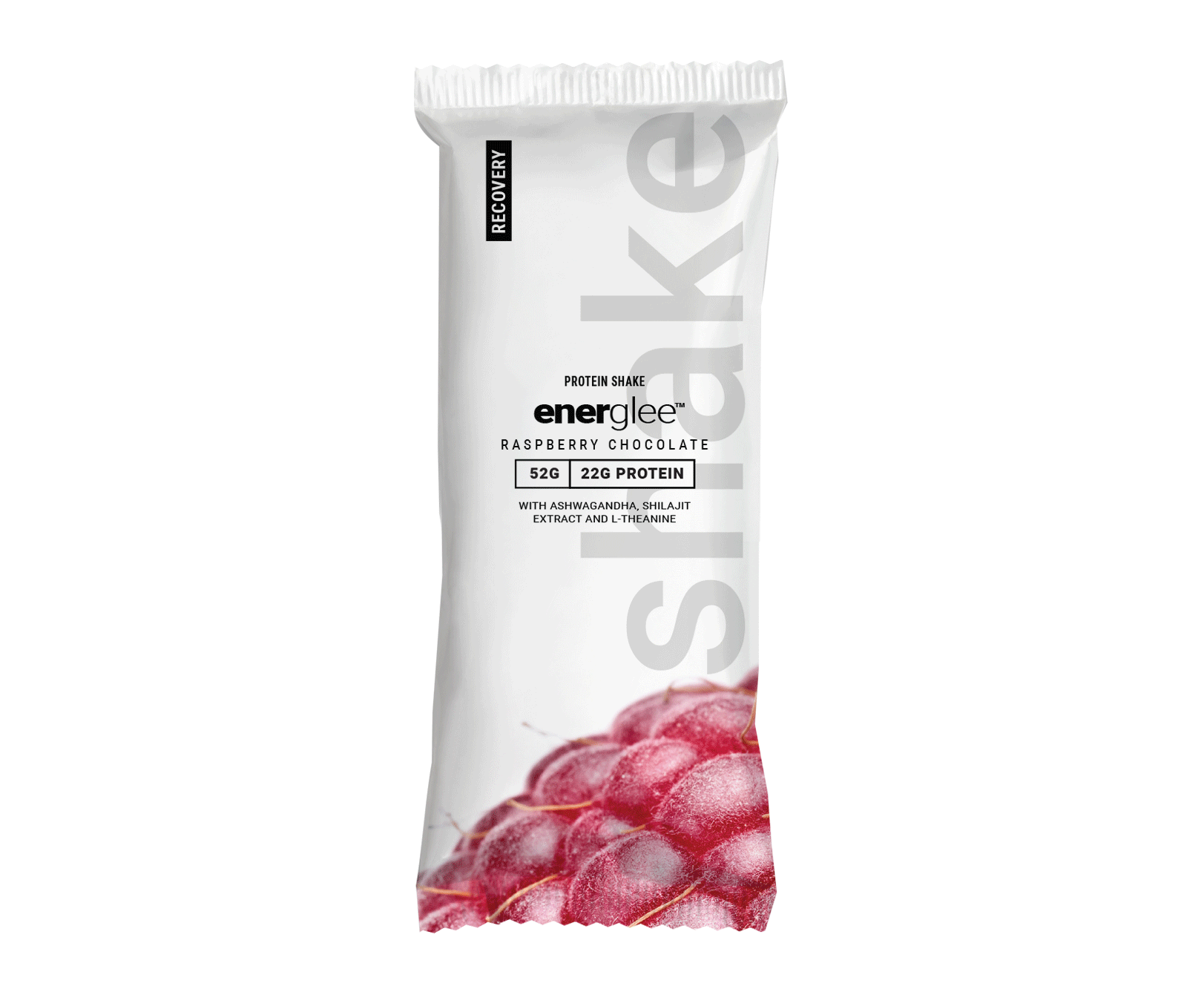 Chocolate Raspberry Recovery Protein Shake with Adaptogens